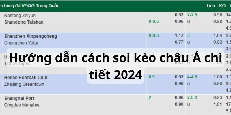 Những hướng dẫn chơi kèo chấp siêu chuẩn